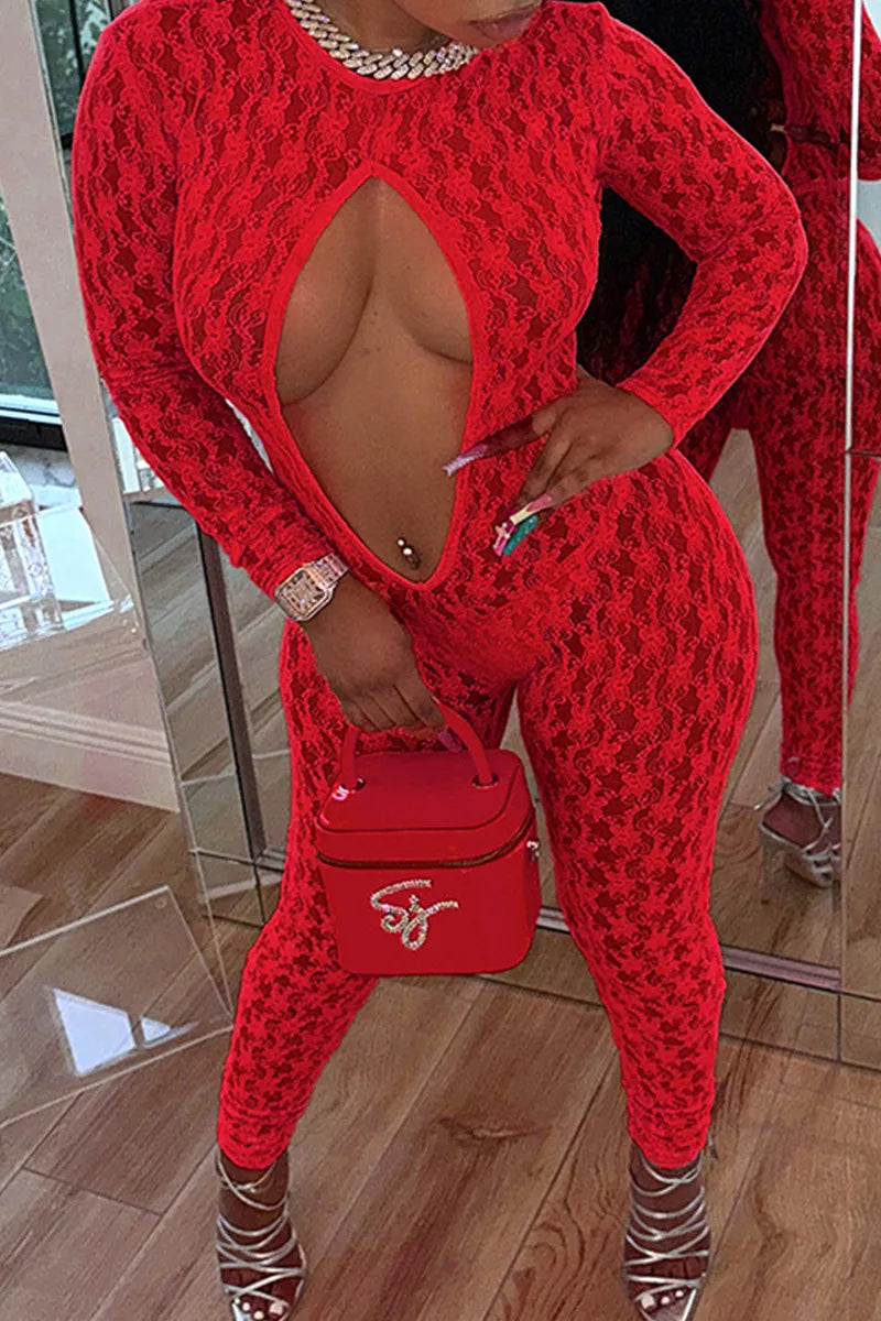 Crimson Temptation Jumpsuit