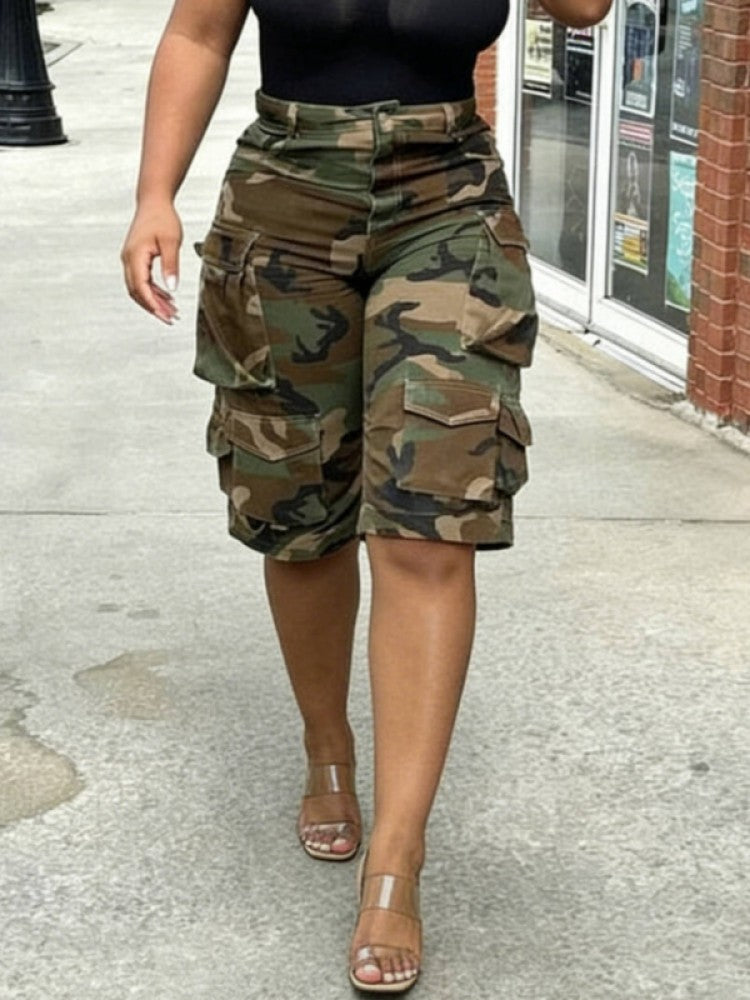 The Street Authority Camo Cargo Shorts