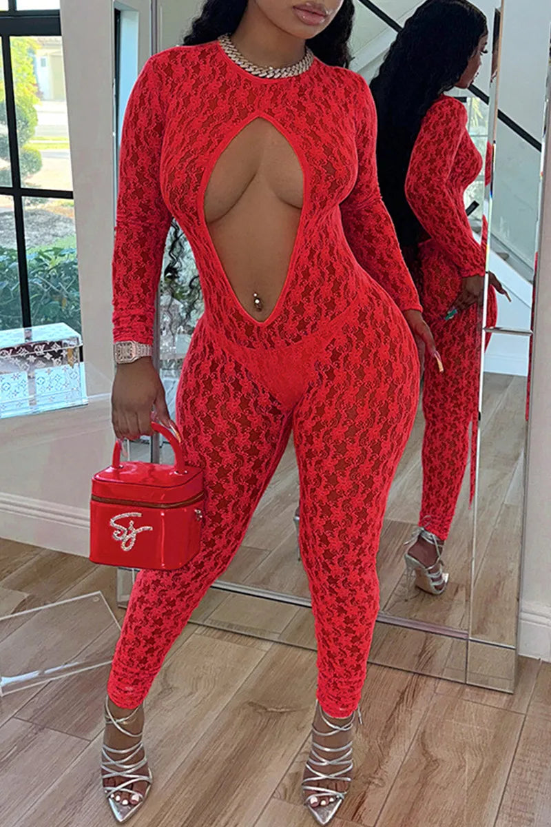 Crimson Temptation Jumpsuit